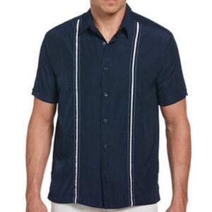 Cubavera Pick Stitch Panel Button Down